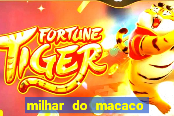 milhar do macaco que mais saem no jogo do bicho