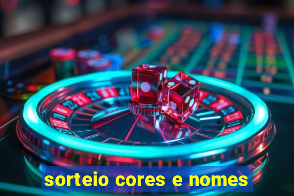 sorteio cores e nomes