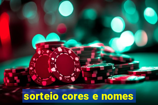 sorteio cores e nomes