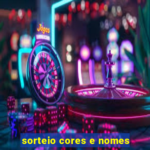 sorteio cores e nomes