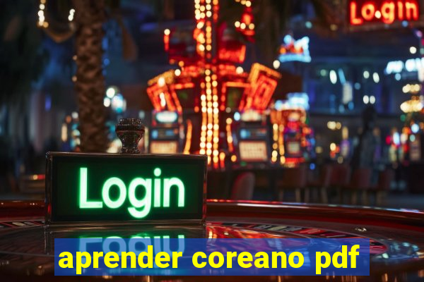 aprender coreano pdf