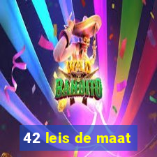 42 leis de maat