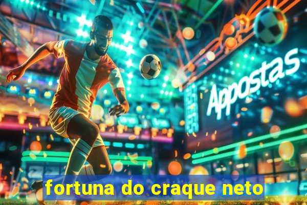 fortuna do craque neto