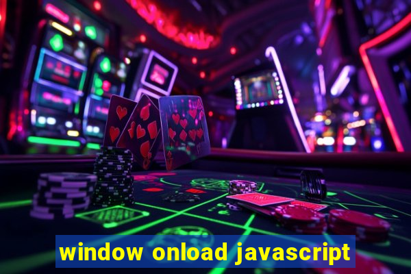 window onload javascript