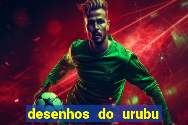 desenhos do urubu do flamengo para colorir