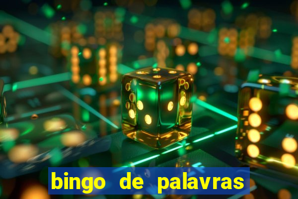 bingo de palavras cha de bebe