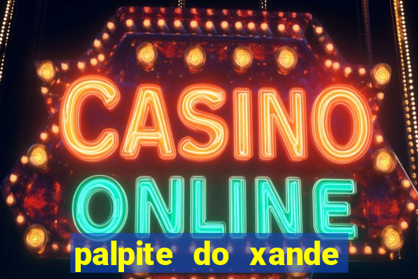 palpite do xande de hoje