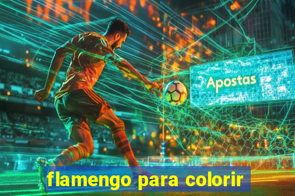 flamengo para colorir