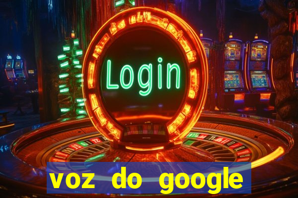 voz do google tradutor homem