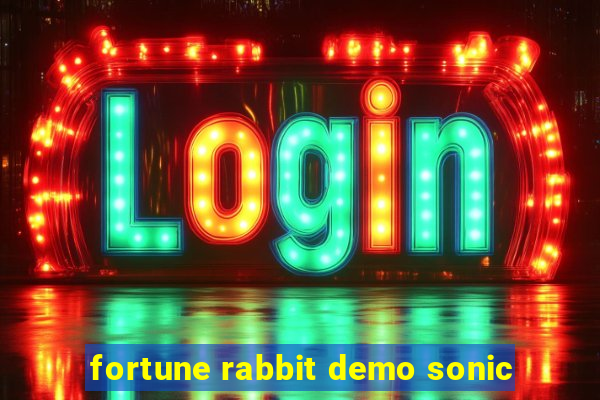 fortune rabbit demo sonic