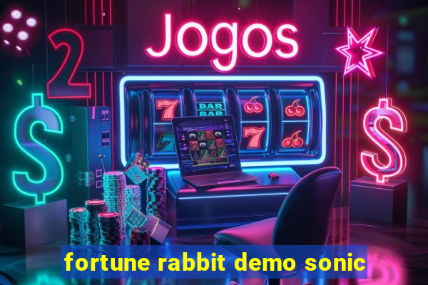 fortune rabbit demo sonic