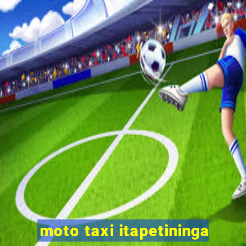 moto taxi itapetininga