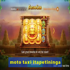 moto taxi itapetininga