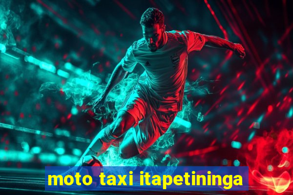 moto taxi itapetininga