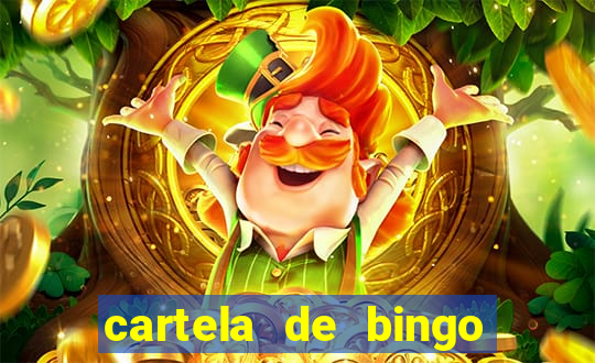 cartela de bingo pra imprimir