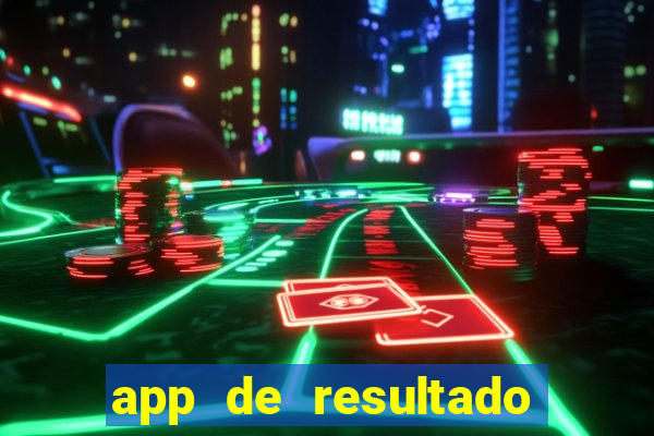 app de resultado de jogos