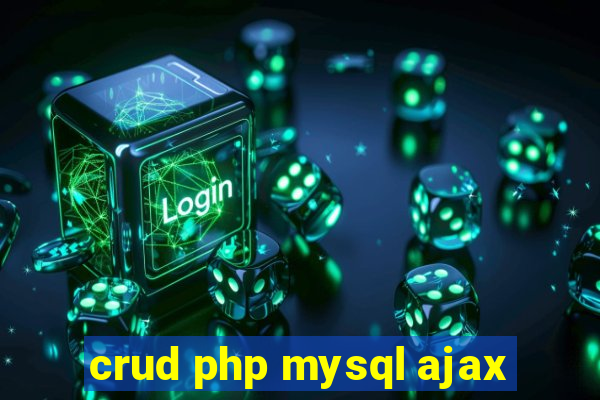 crud php mysql ajax