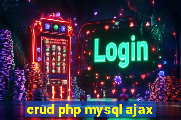 crud php mysql ajax