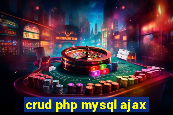 crud php mysql ajax