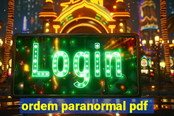 ordem paranormal pdf