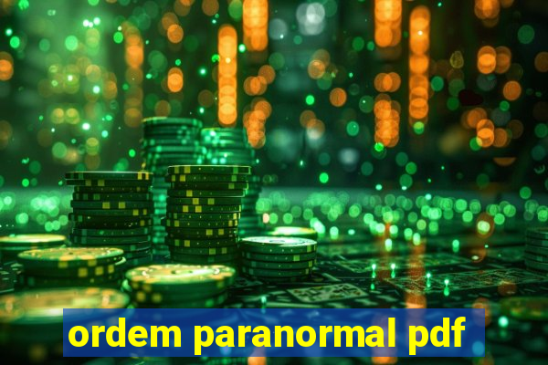 ordem paranormal pdf