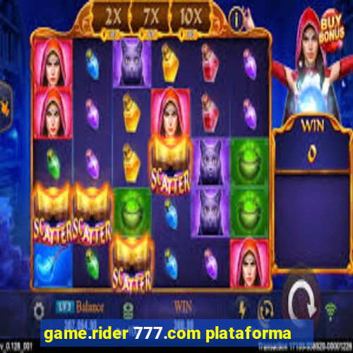 game.rider 777.com plataforma