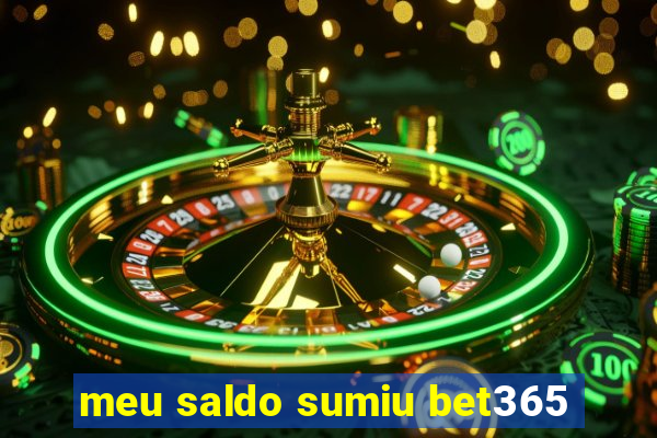 meu saldo sumiu bet365