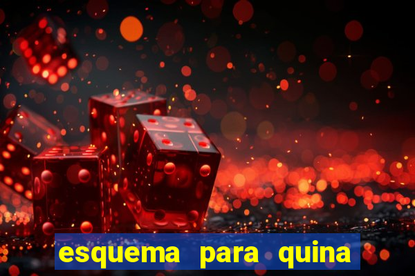 esquema para quina com 20 dezenas