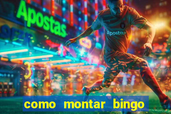 como montar bingo brinquedos toia