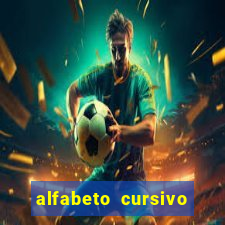 alfabeto cursivo para treinar caligrafia