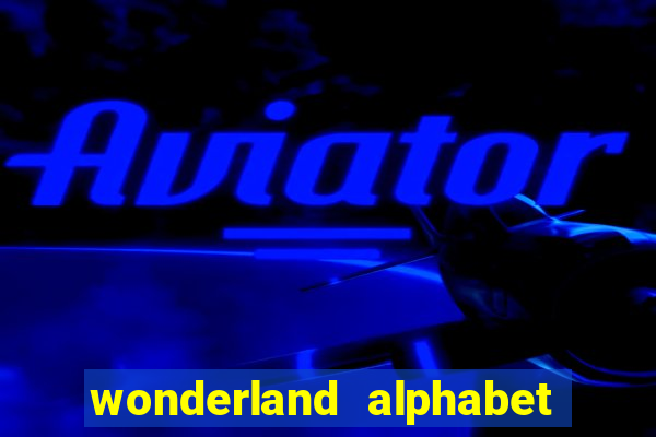 wonderland alphabet comic studio