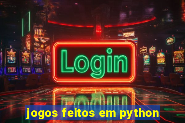 jogos feitos em python