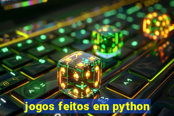 jogos feitos em python