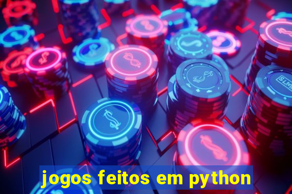 jogos feitos em python