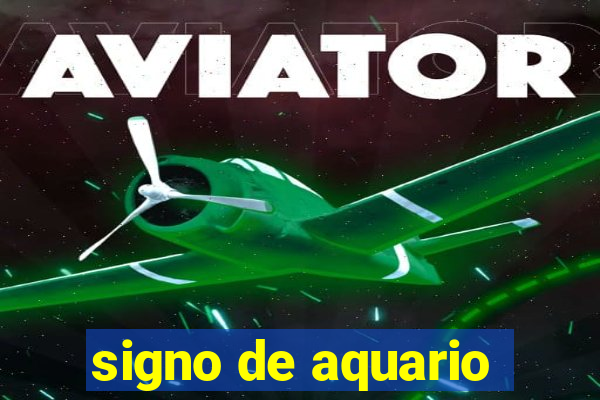 signo de aquario