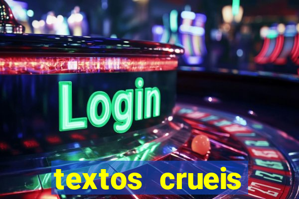 textos crueis demais pdf