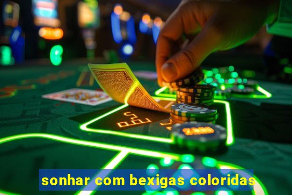 sonhar com bexigas coloridas