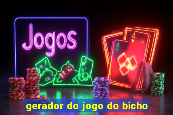 gerador do jogo do bicho