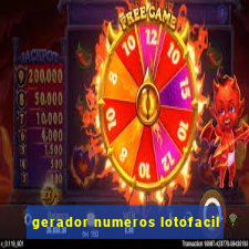 gerador numeros lotofacil