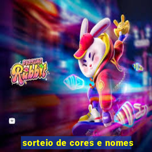 sorteio de cores e nomes