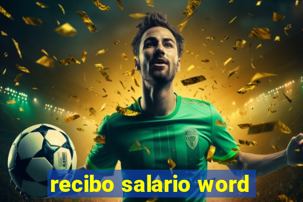 recibo salario word