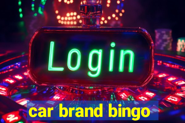 car brand bingo