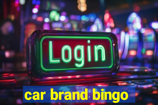 car brand bingo