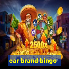 car brand bingo