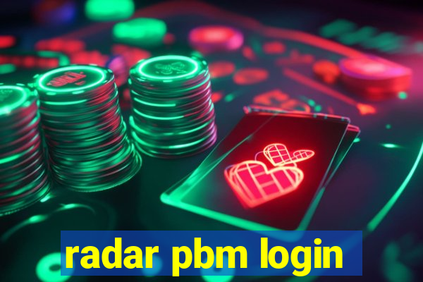 radar pbm login