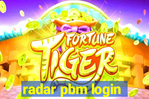 radar pbm login