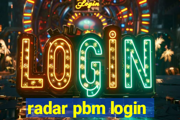 radar pbm login