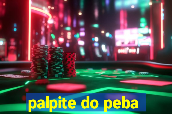 palpite do peba