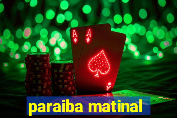 paraiba matinal