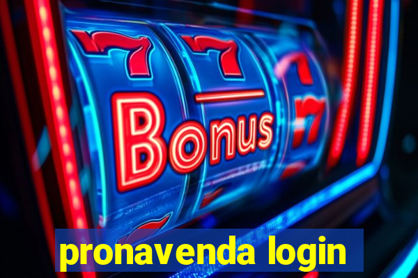 pronavenda login